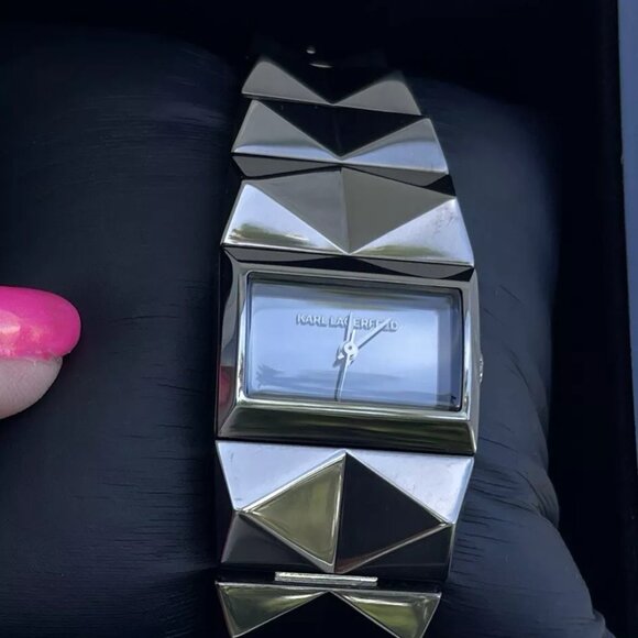 New Never Worn.  Karl Lagerfeld Stainless Steel Gunmetal Watch main image 4